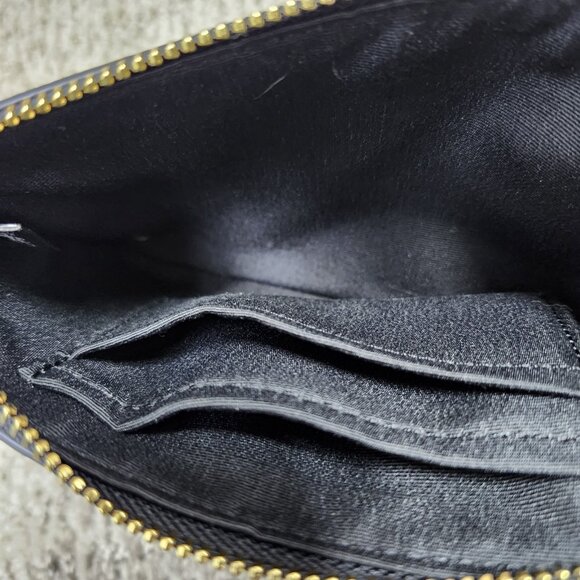 Coach Wristlet Wallet Black Floral Women's Size Small - Picture 6 of 11